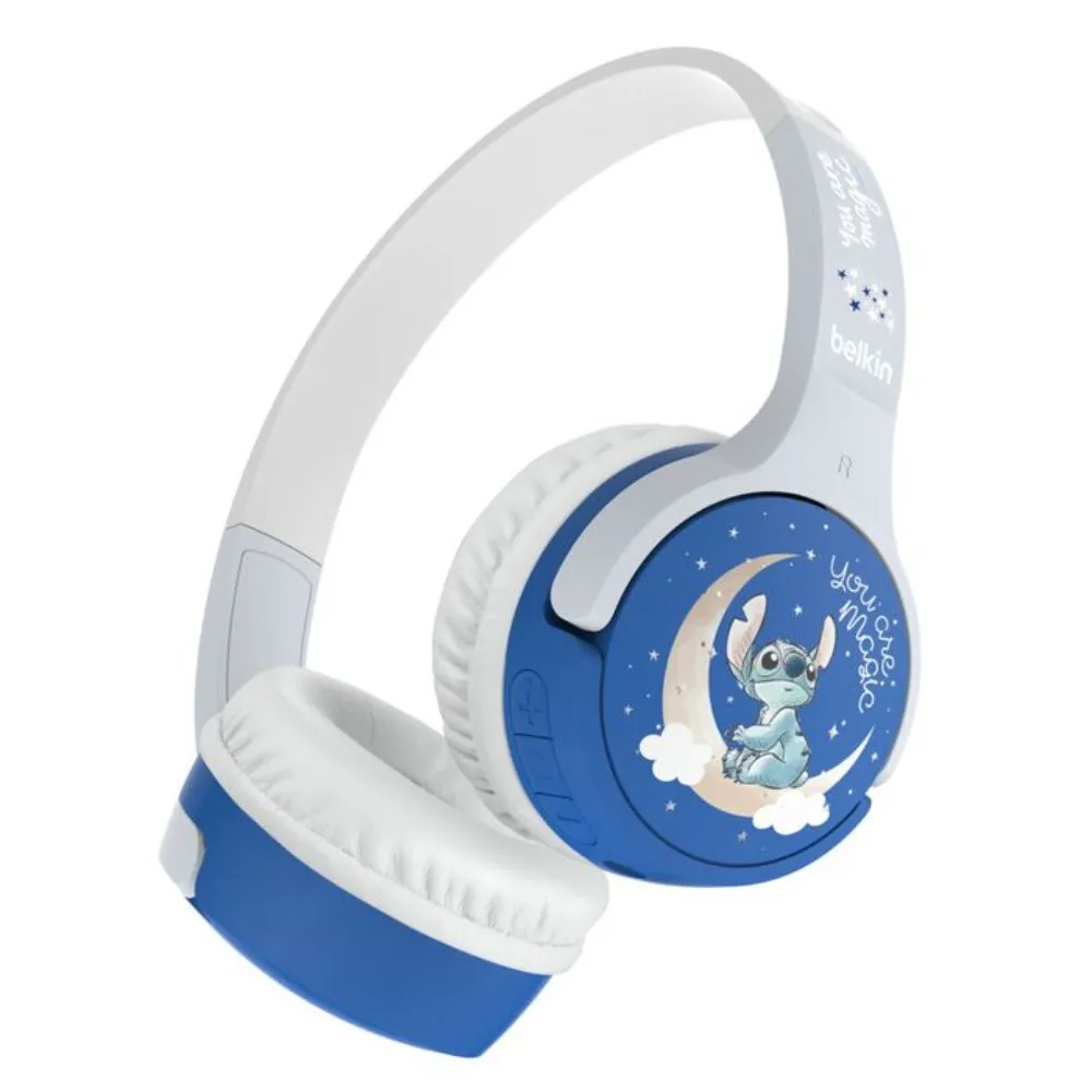 Comprar audifonos belkin aud002qclsv3 d disney inalambricos para niños blanco | MacStore Online