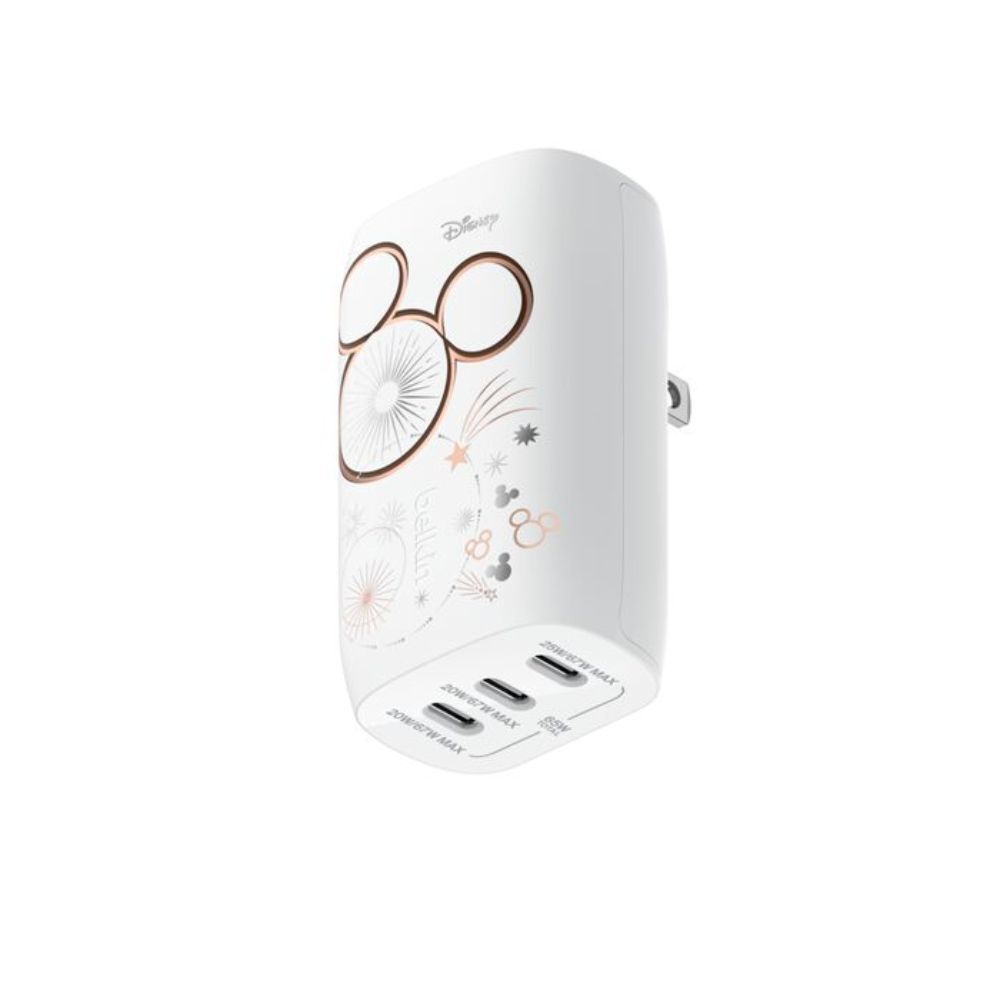 cargador belkin wcc002dqwhjp-dy disney de pared 67w usb-c blanco      
