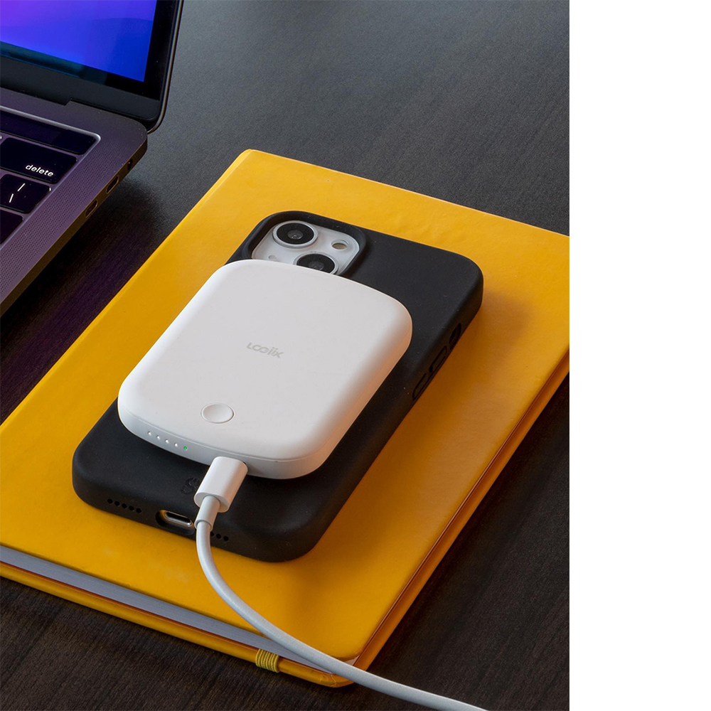 Bateria Portatil Logiix 5000 mAh MagSafe Blanco MacStore Online