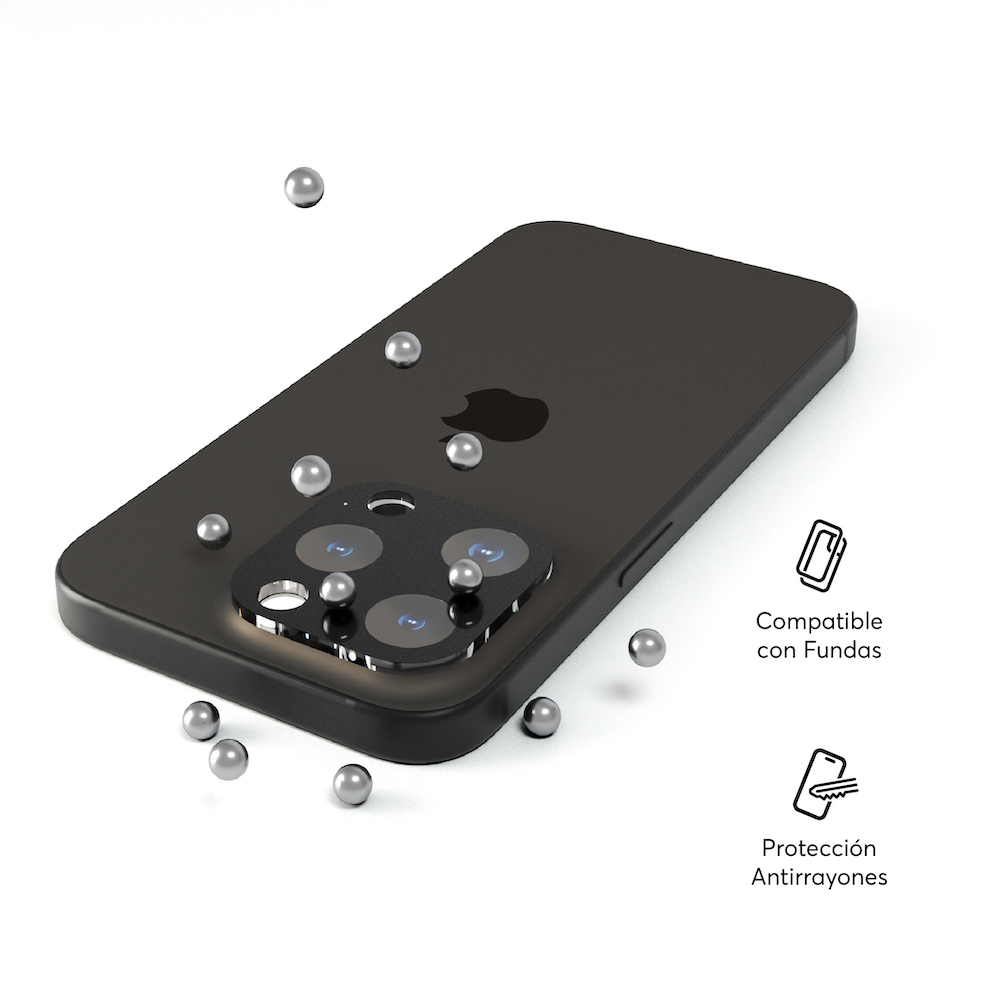 Protector para lentes de camara de iPhone 15, ideal para que tu camara se proteja de golpes y rayones.