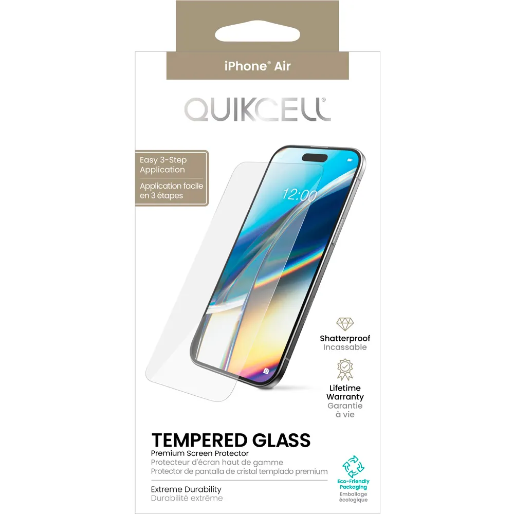 Comprar mica quikcell screen protector iphone 17 air transparente | MacStore Online