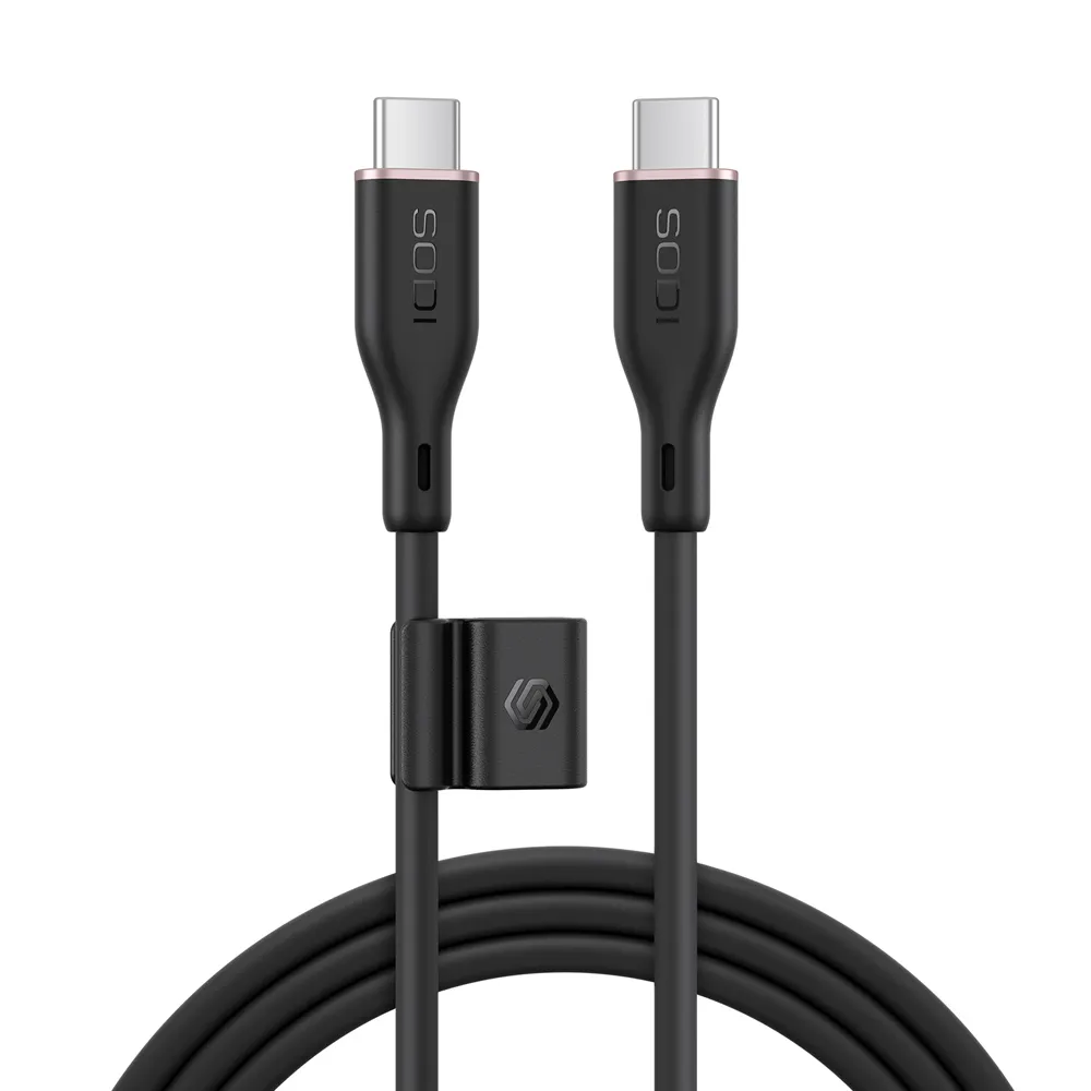 Comprar cable sodi 340 carga 100w negro 1 8 mts | MacStore Online