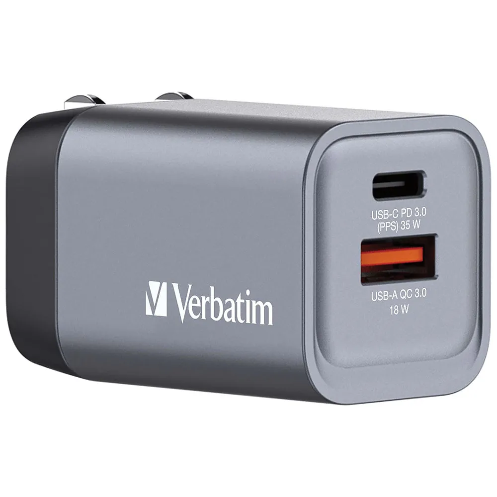 Comprar cargador verbatim vb32200 35w 1 puerto usb c 1 puerto usb a | MacStore Online