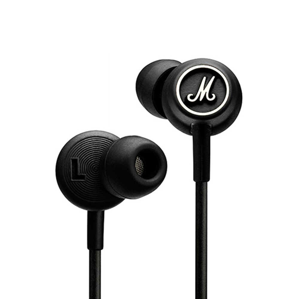 audífonos marshall 4090939, alámbrico negro/blanco                    