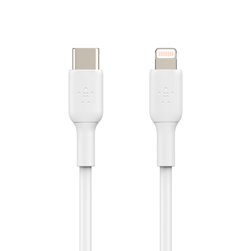 cable belkin caa003bt1mwh lightning a usb-c 1.0 m blanco              