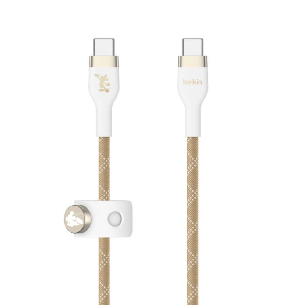 cable belkin cab011qc2mwg-d disney usb-c trenzado 2 m dorado          