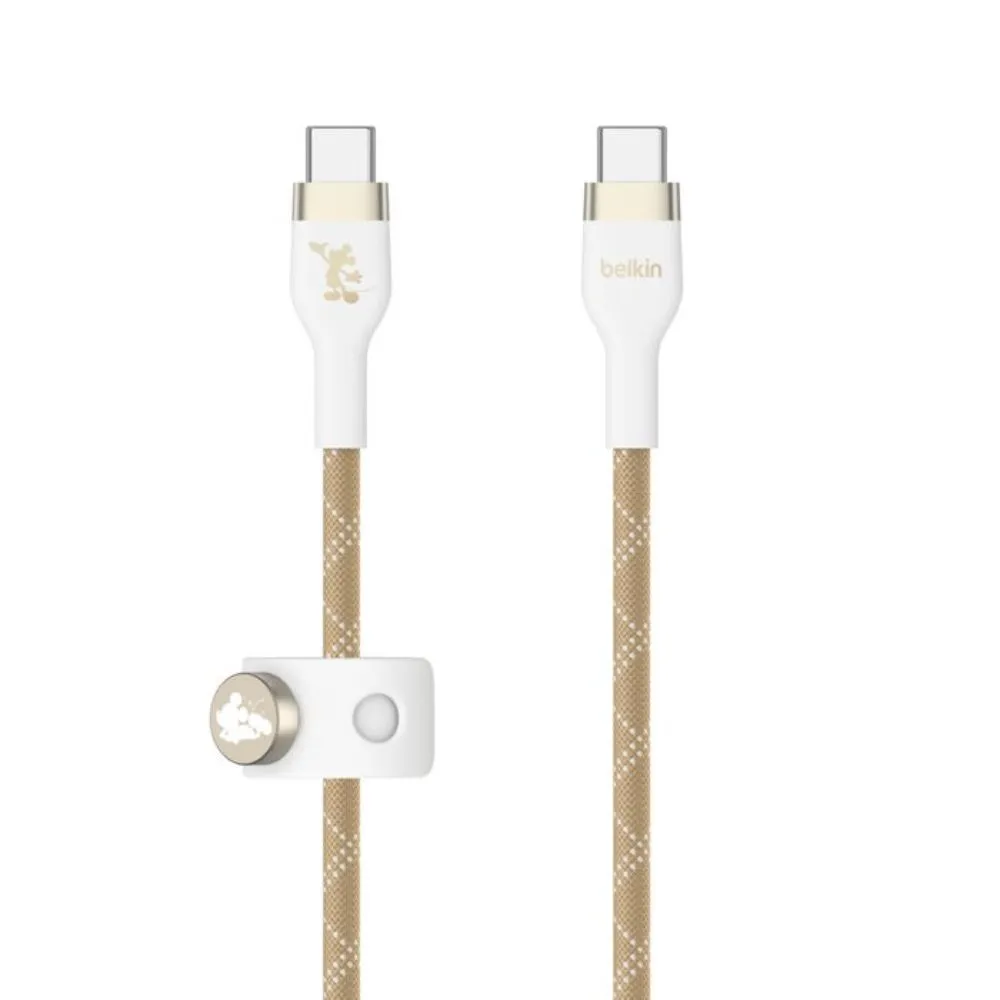 Comprar cable belkin cab011qc2mwg d disney usb c trenzado 2 m dorado | MacStore Online