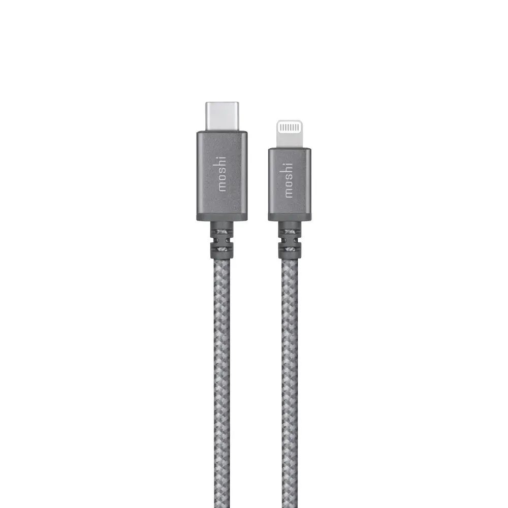 Comprar cable moshi 99mo084041 lightning a usb c 1 2 m gris | MacStore Online
