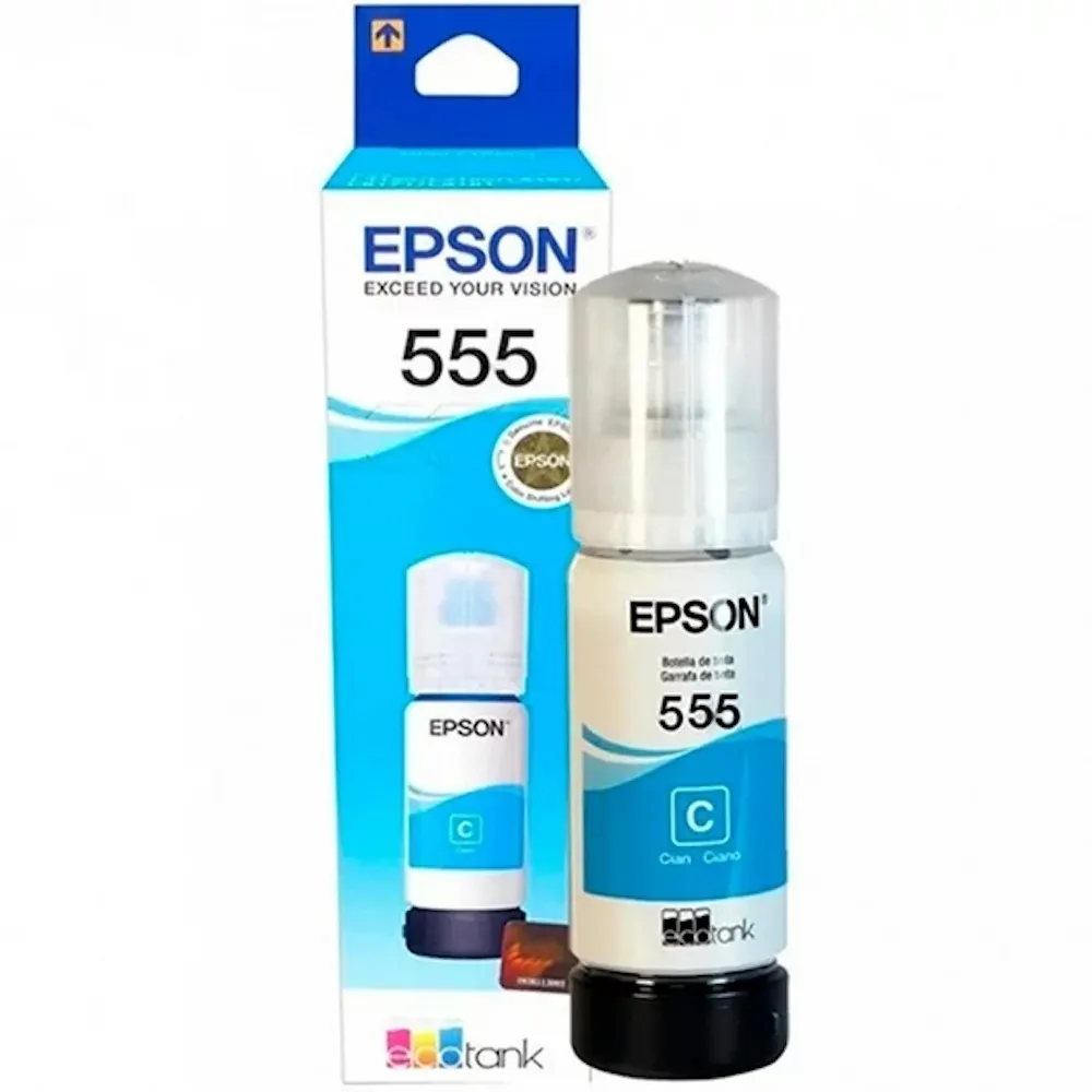 Comprar botella de tinta epson t555220 azul | MacStore Online