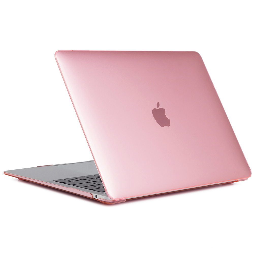 Carcasa para Macbook Air 13" con material de policarbonato formado para proteger tu equipo en color rosa