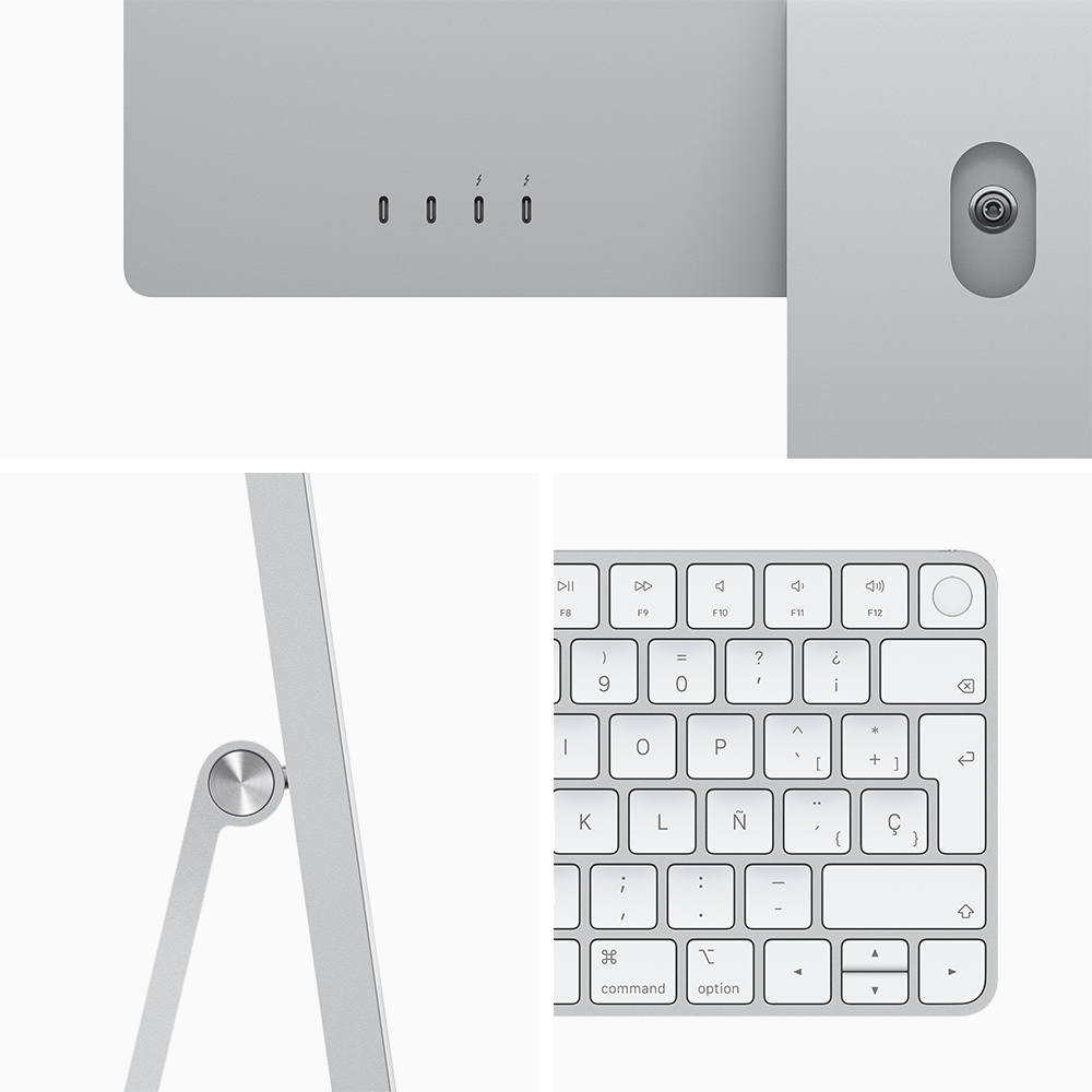 "Dile hola a la nueva iMac.
Creada con lo mejor de Apple, los superpoderes del chip M1 y un diseño que brilla en todos lados. En resumen, es justo lo que necesitabas."
