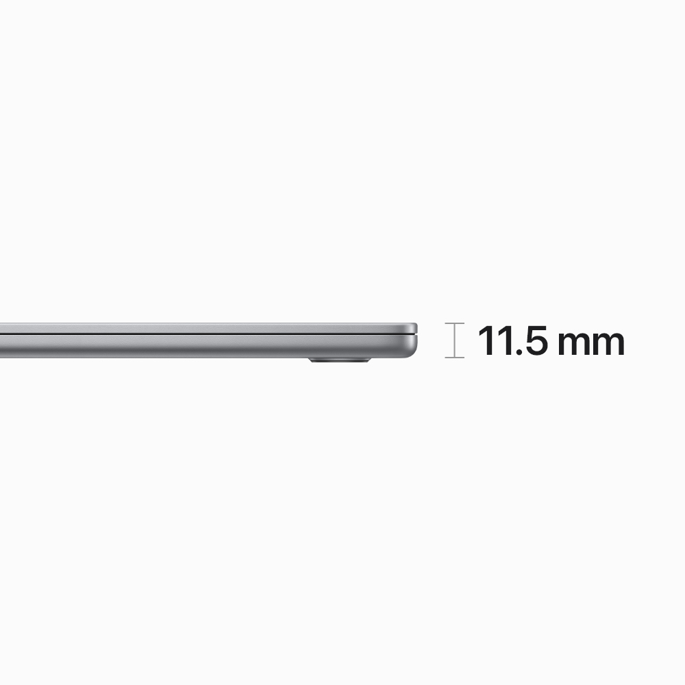 Ahora en 15” la más grande en peso ligero. La nueva MacBook Air de 15 pulgadas tiene una gran pantalla Liquid Retina con espacio de sobra para todo lo que te gusta hacer. Y el modelo de 13 pulgadas no tiene nada que envidiarle. Las dos vienen con los superpoderes del chip M2, tienen un rendimiento fuera de serie y ofrecen hasta 18 horas de batería.1 Todo en un diseño ultraportátil que te acompaña en todas tus aventuras.