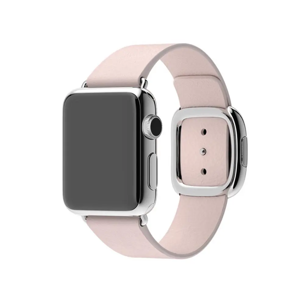 Comprar correa apple rosa claro hebilla moderna para caja de 42 41 40 mm g | MacStore Online
