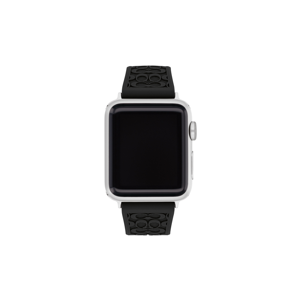 Correa Coach 14700052 Apple Watch 384041 mm Silicon Negro MacStore Online