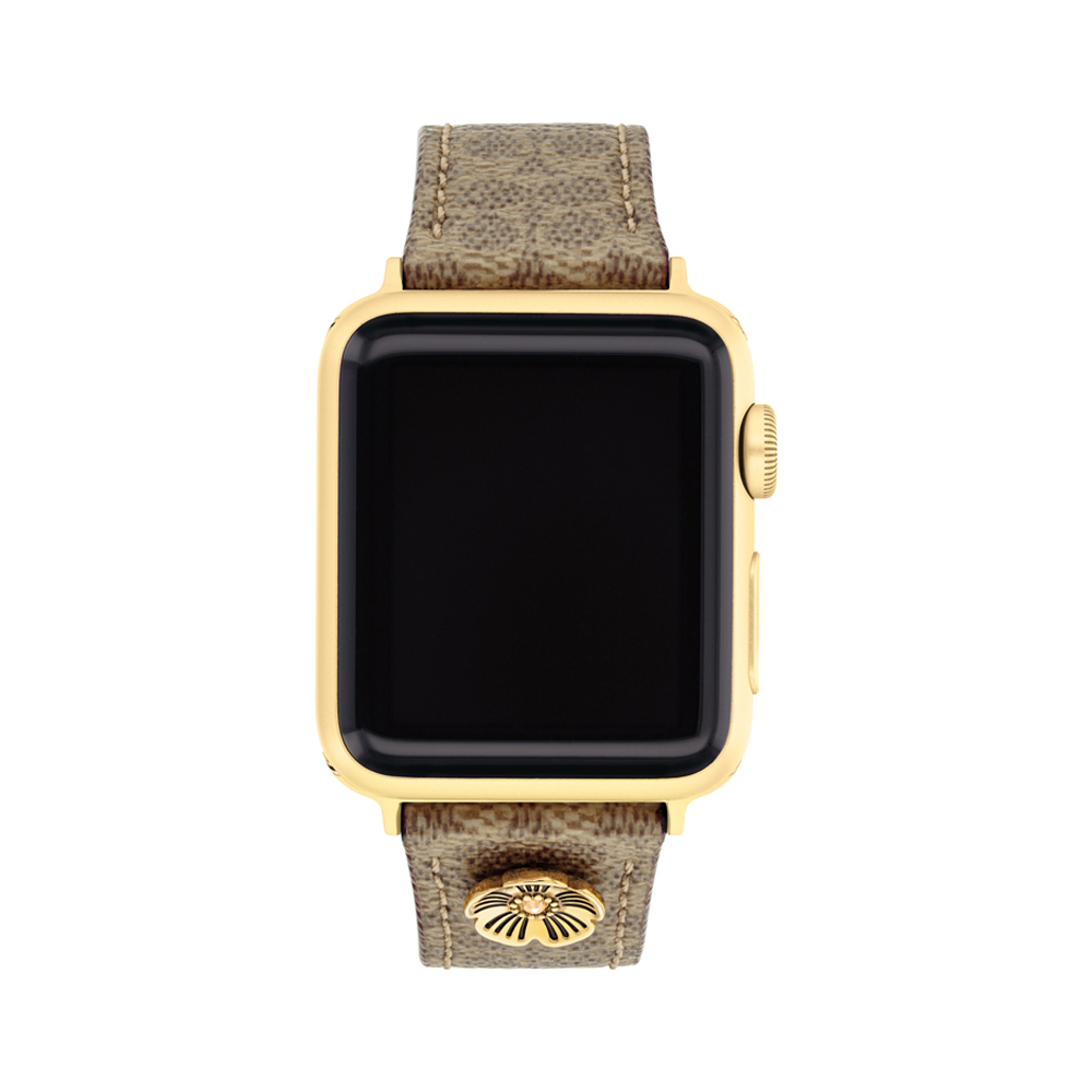 Correa Coach 14700235 Apple Watch 384041 mm Piel Beige MacStore Online