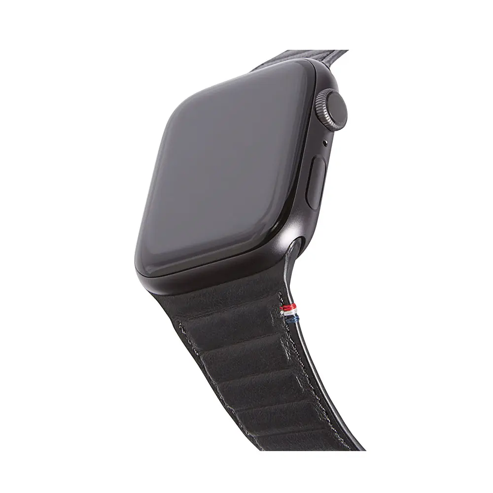 Comprar correa decoded 122033 apple watch 49 46 45 44mm piel negro | MacStore Online