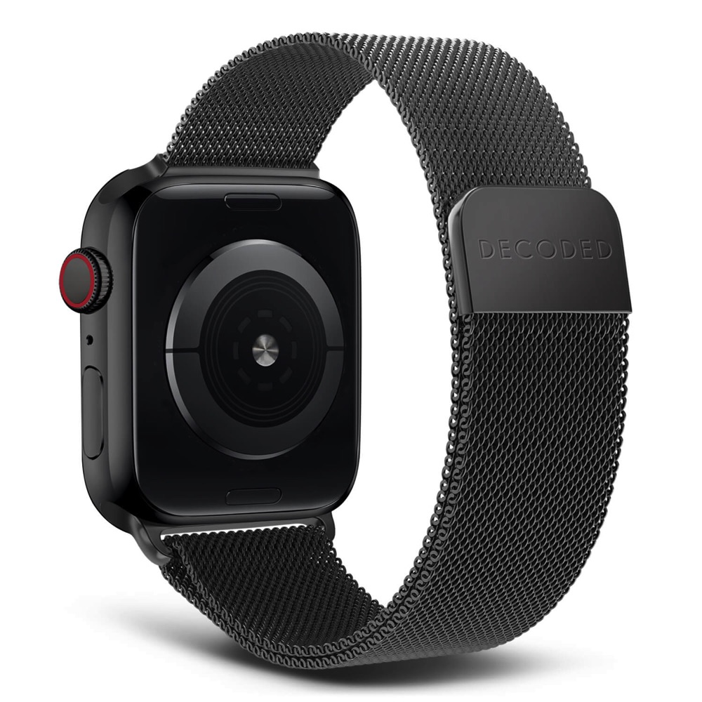 Comprar correa decoded milan traction apple watch 49 46 45 44mm negro | MacStore Online