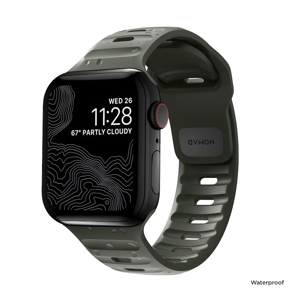 Comprar correa nomad sport apple watch 46 45 44mm verde | MacStore Online