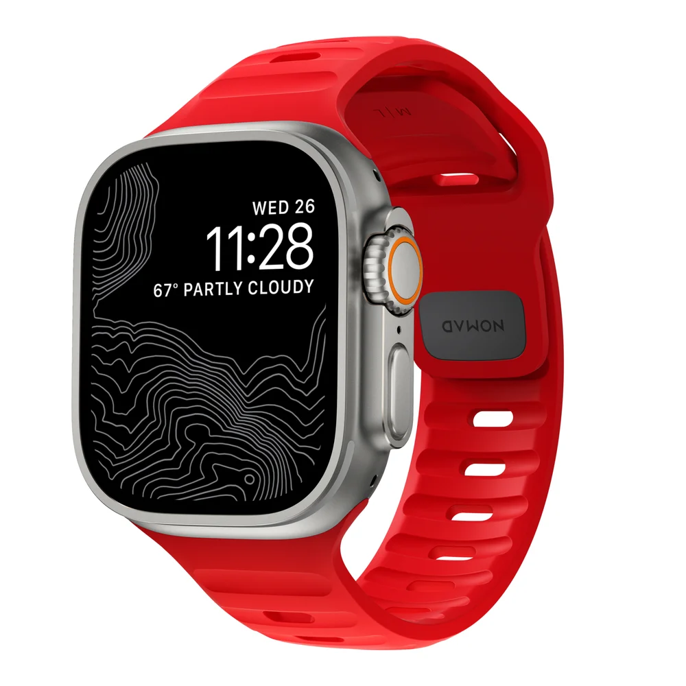 Comprar correa nomad sport apple watch 49 46 45 44mm ultra rojo | MacStore Online