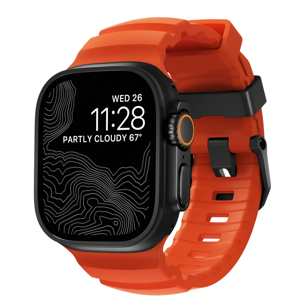 Comprar correa nomad rocky point apple watch 49 46 45 mm magma | MacStore Online