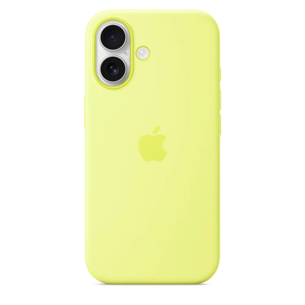 Comprar funda apple iphone 17 silicon magsafe amarillo neon | MacStore Online