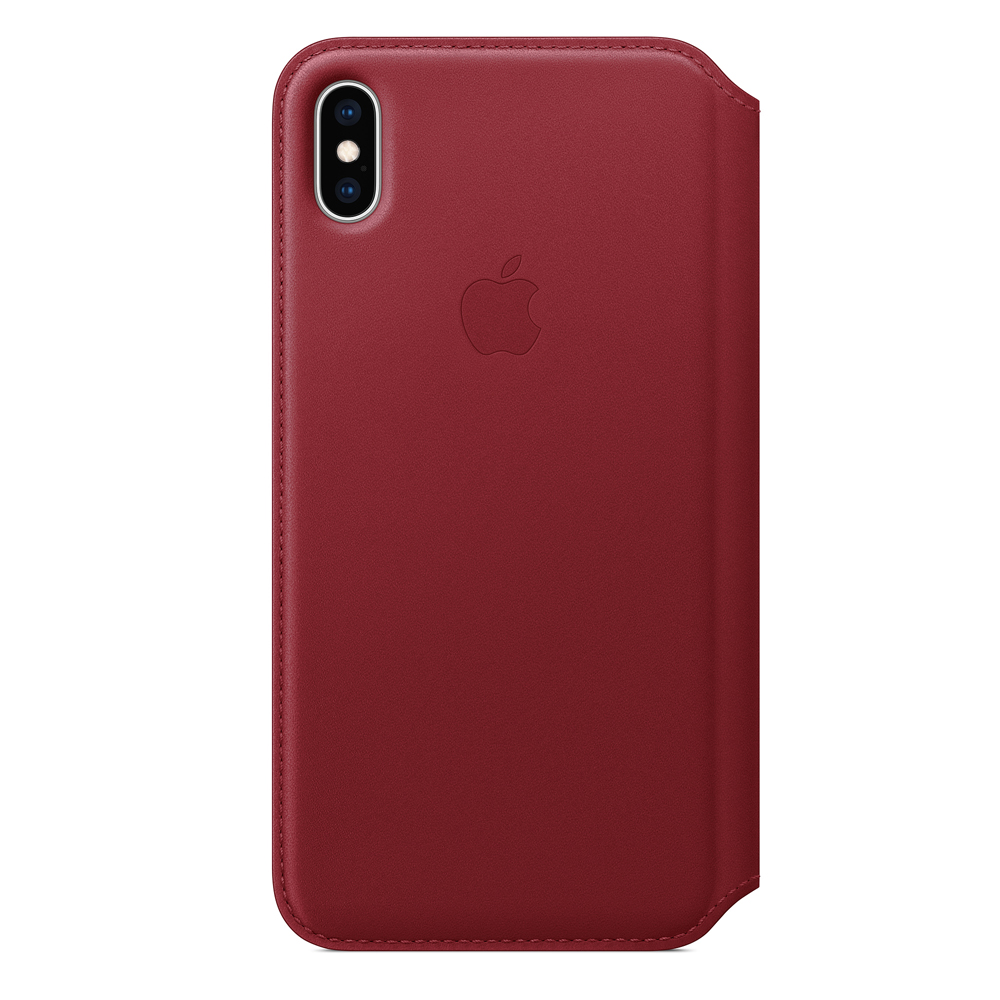 Funda Apple Leather Folio   iPhone XS Max - (PRODUCT)RED