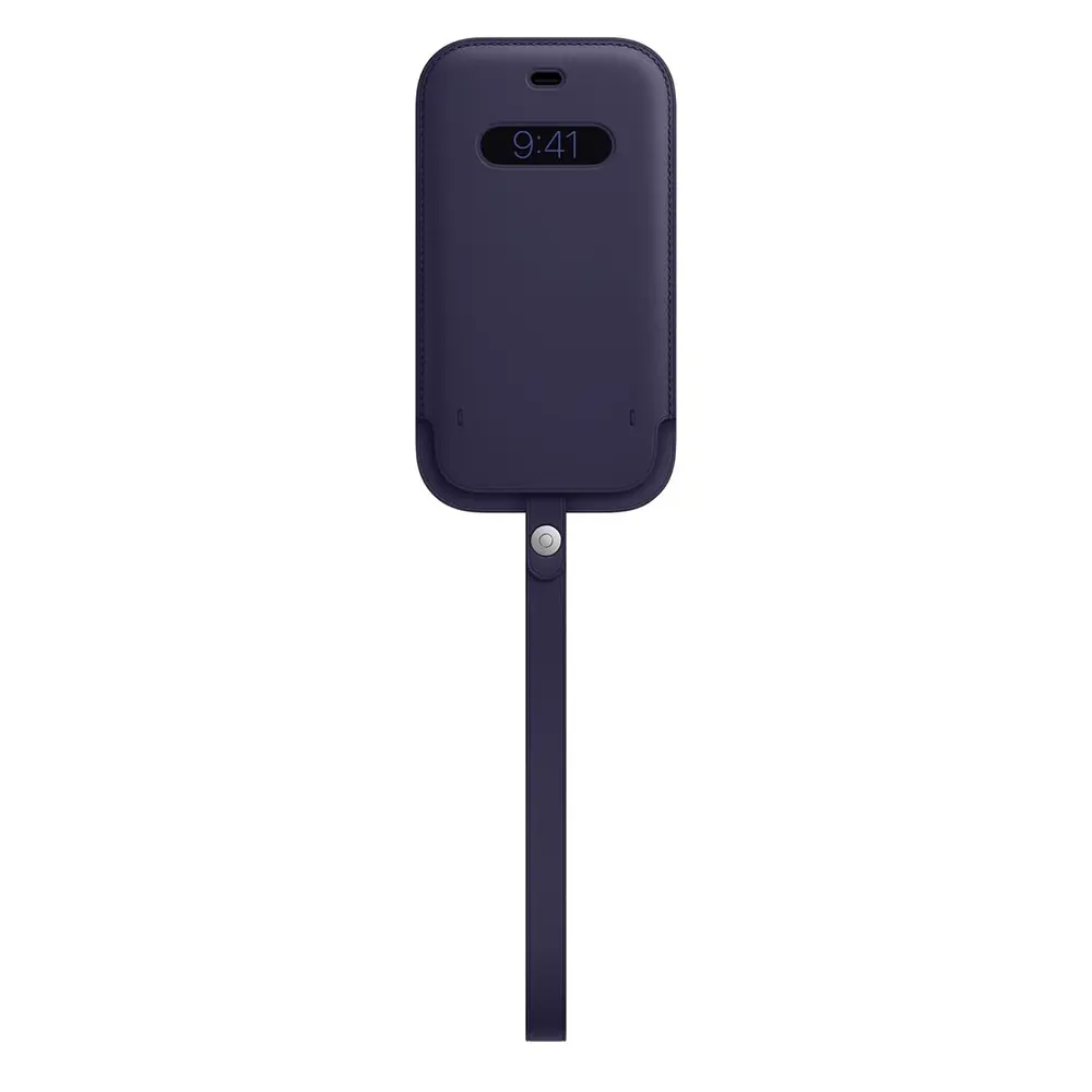 Comprar funda apple iphone 12 pro max ingral magsafe piel violeta profundo | MacStore Online