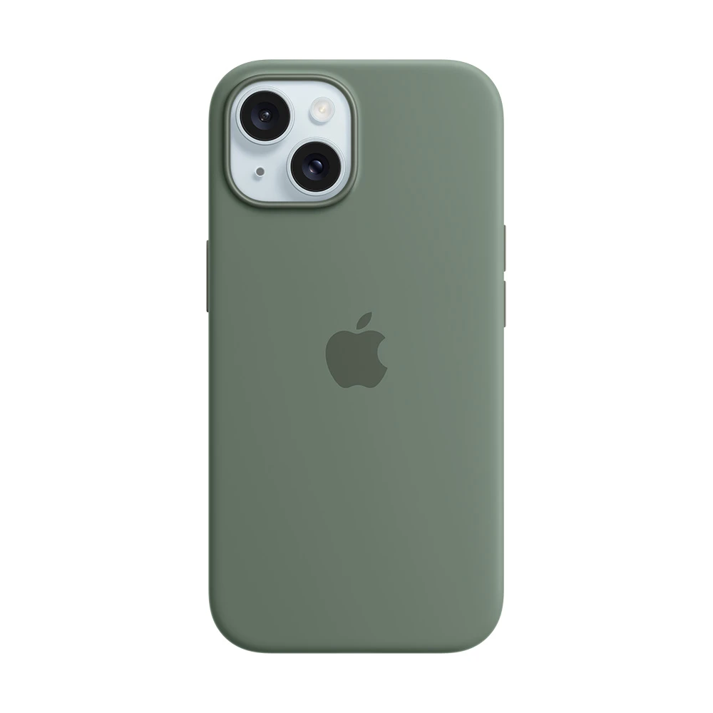 Comprar funda apple iphone 15 plus magsafe silicon cipres | MacStore Online