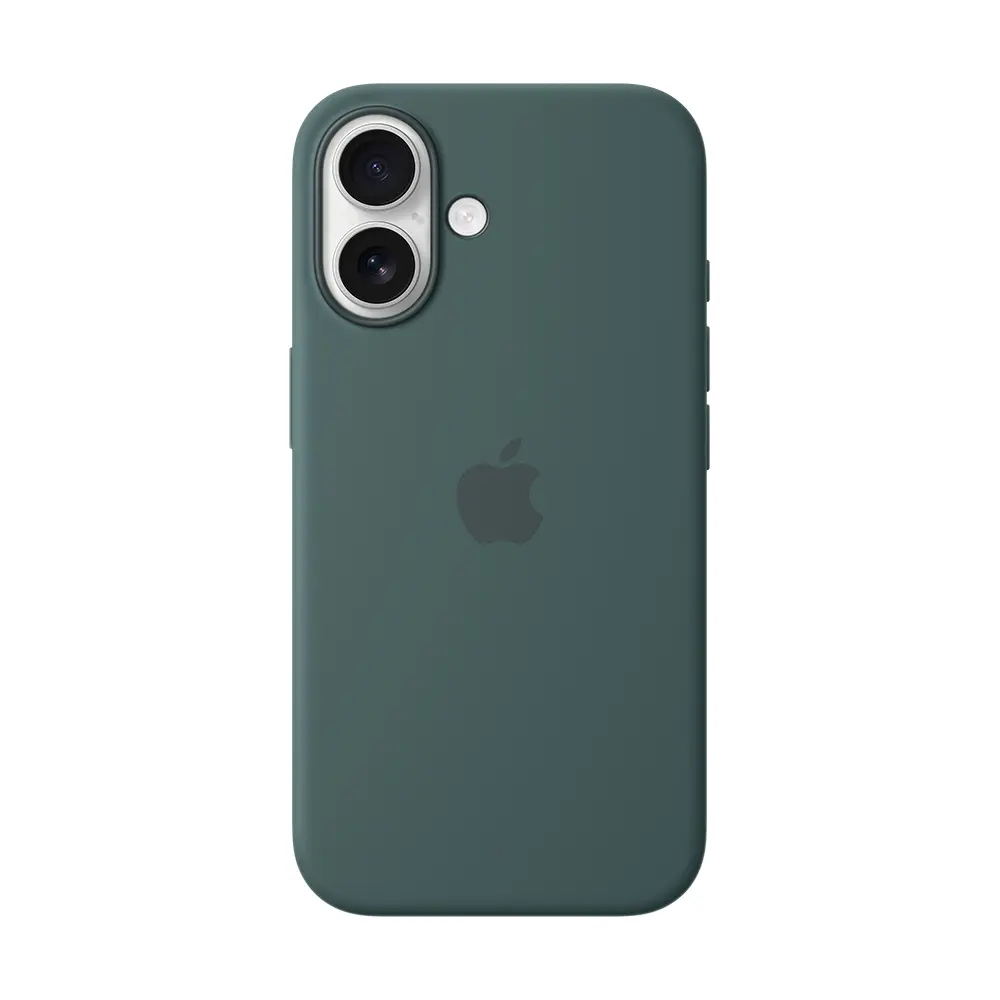 Comprar funda apple iphone 16 magsafe silicon verde lago | MacStore Online