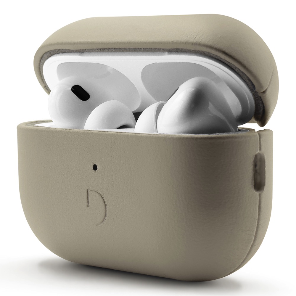 funda decoded airpods pro generación 1 y 2 piel hueso                 