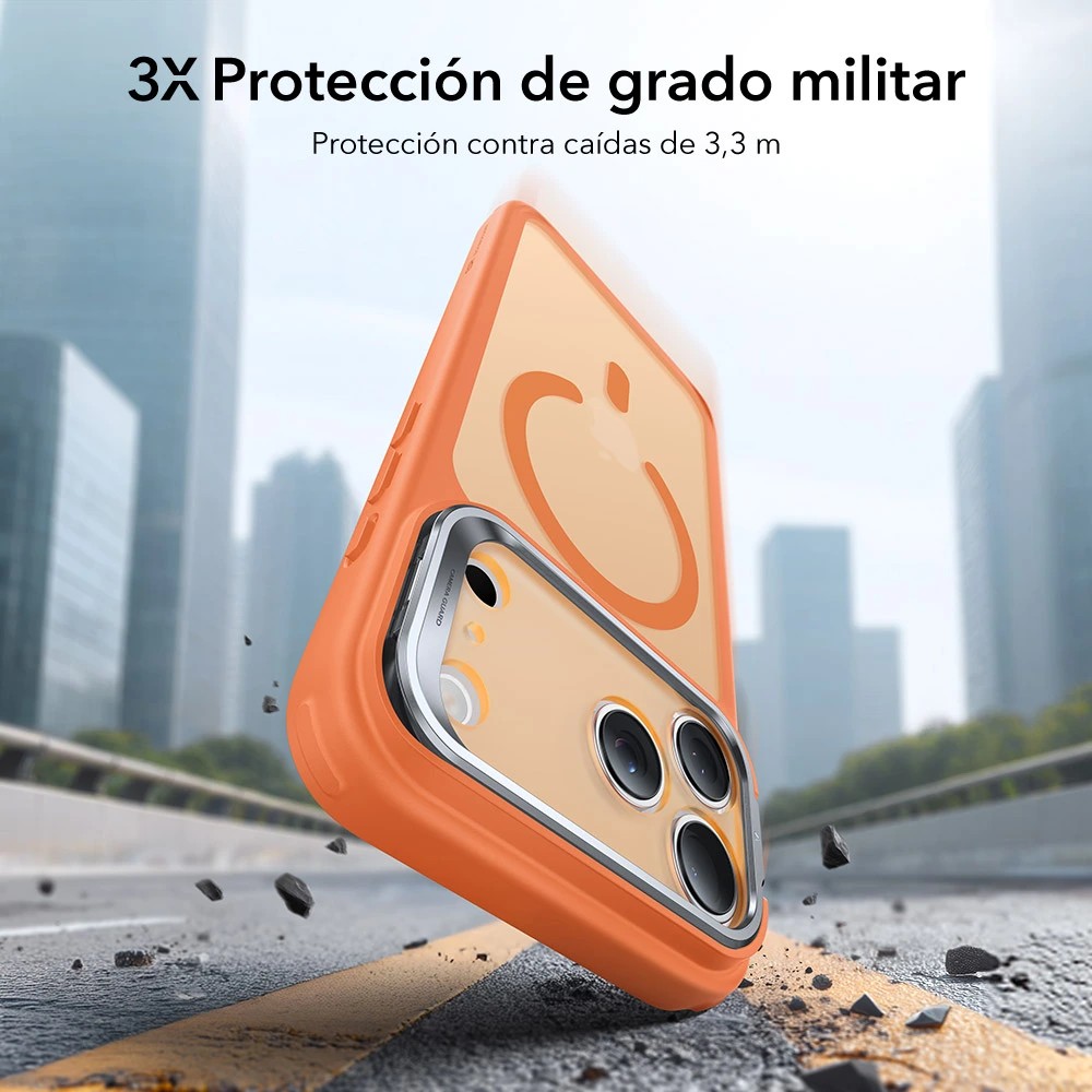 Comprar funda esr hybrid stash iphone 17 pro magsafe naranja | MacStore Online