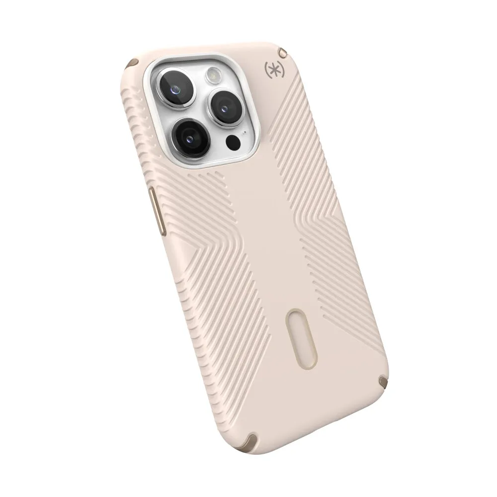 Comprar funda speck presidio2 grip iphone 15 pro magsafe clicklock hueso | MacStore Online