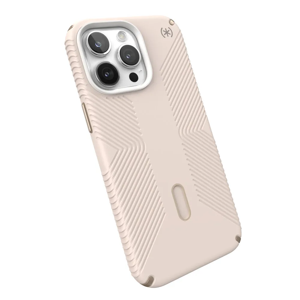 Comprar funda speck presidio2 grip iphone 15 pro max magsafe clicklock hueso | MacStore Online