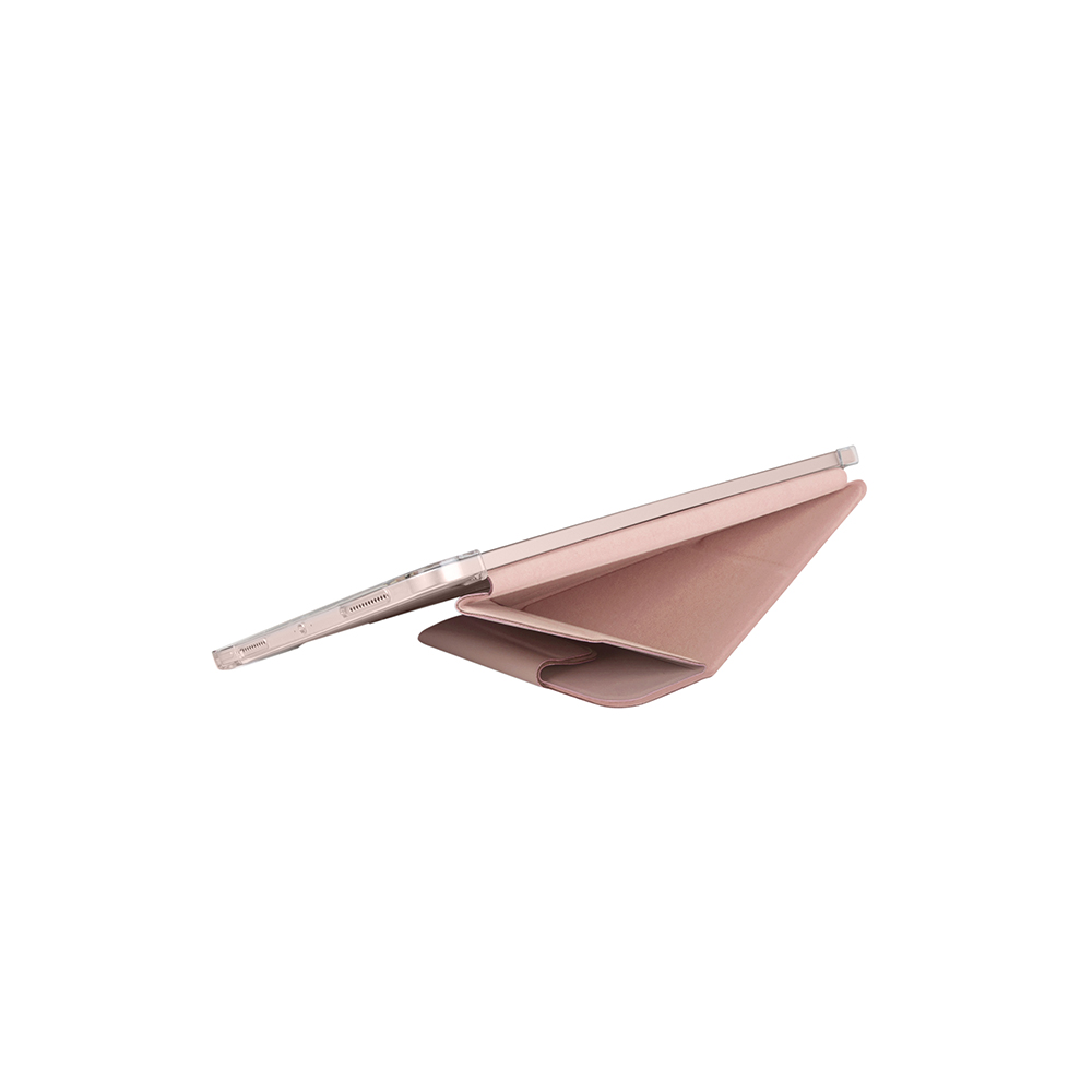 Funda Protectora para iPad Air 10.9 (2020), Camden por UNIQ
Color: Rosa
-Compatible con carga wireless de Apple Pencil 2.
-Ultra delgada, parte trasera transparente.
-Plegale en Y para soporte de video o escritura.
No incluye iPad.
