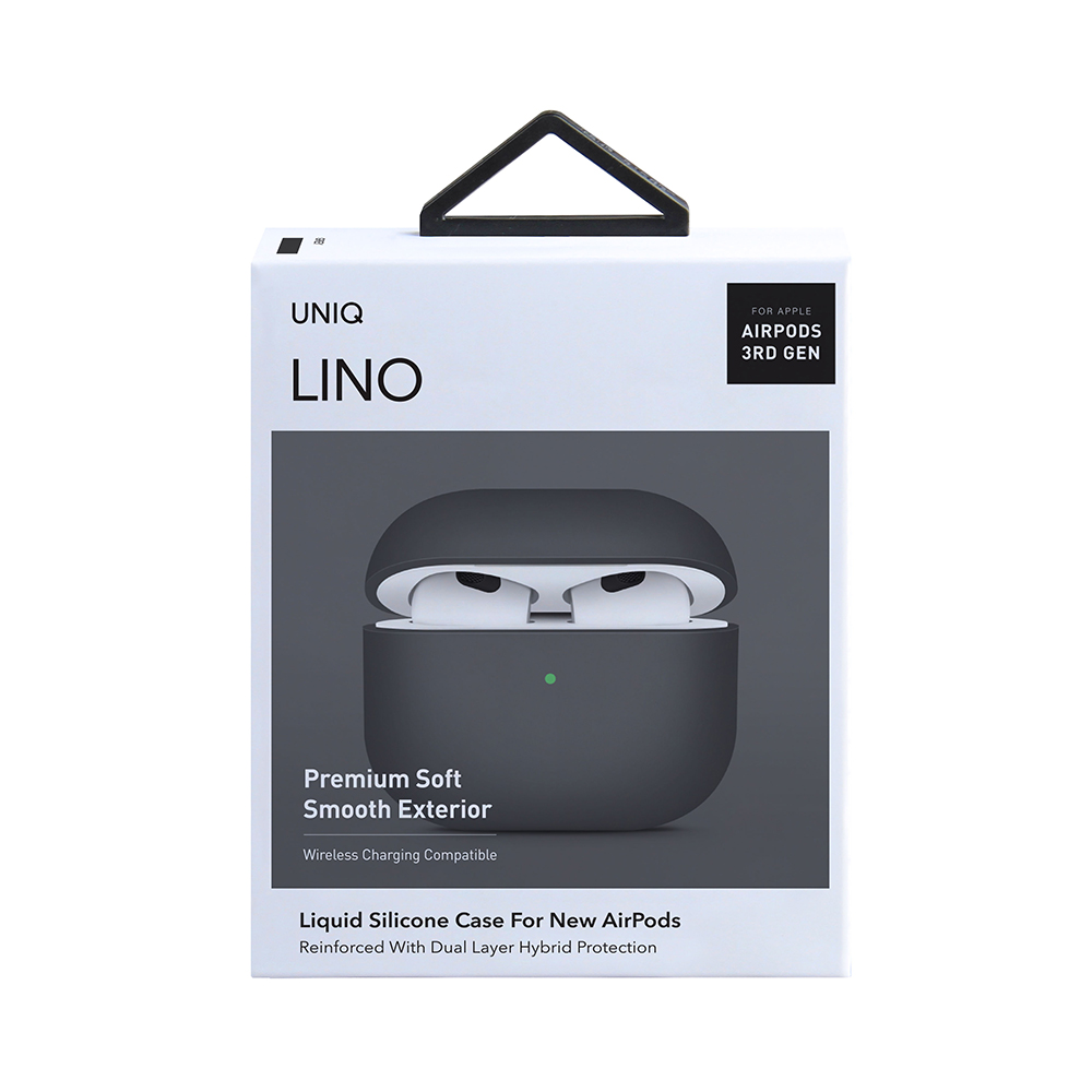 Funda Uniq Lino Airpods Pro 2 Charcoal MacStore Online