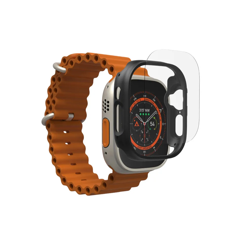 Comprar bumper zagg fusion 360 apple watch ultra 49mm con mica de cristal ngo | MacStore Online