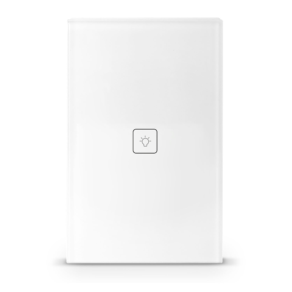 Interruptor Pantalla Táctil 3.5" Tuya: Controla Luces, Cortinas Y 8 Escenas (Negro, Blanco O Gris)