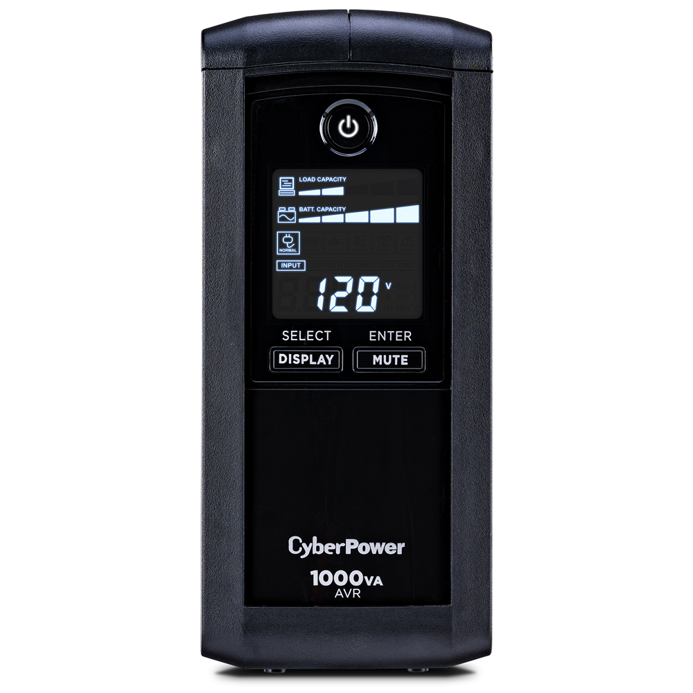 no break cyberpower cp1000avrlcd 600w 1000va 9 contactos              