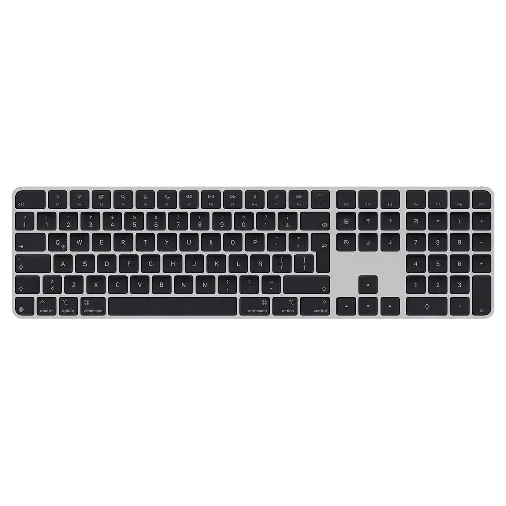 Comprar magic keyboard apple touch id con teclado num mac chip esp lat negro | MacStore Online