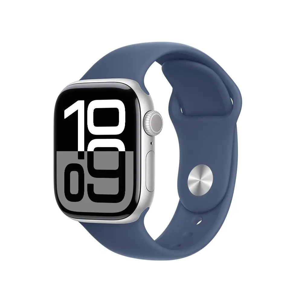 Comprar apple watch s10 plata azul demin aluminio 42 mm gps cellular m l | MacStore Online