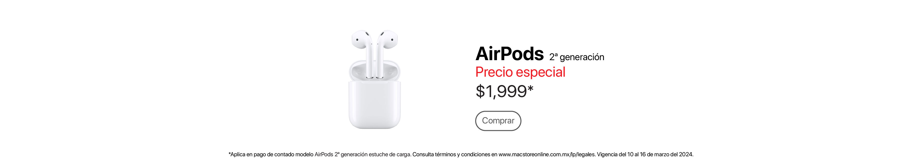 APPLE Apple - Airpods 2 white - Reacondicionados Grado A - Private Sport  Shop