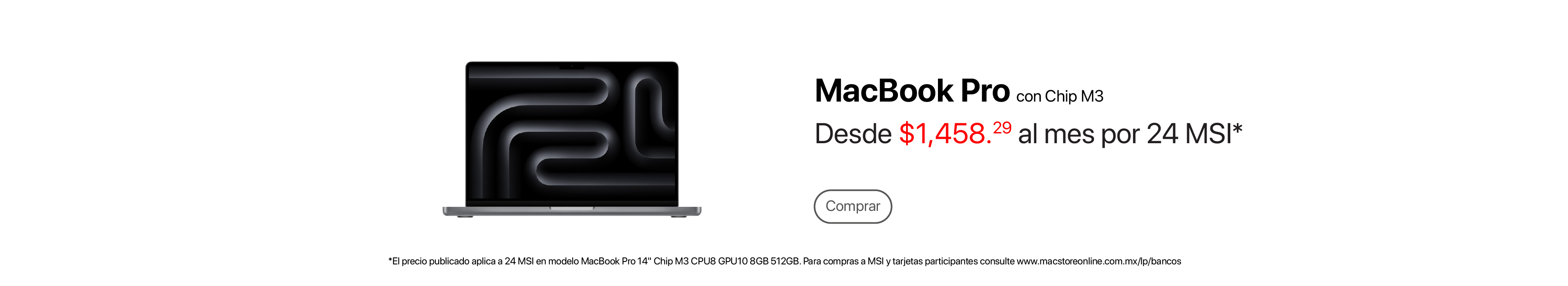 MacBook Pro M3 10mzo