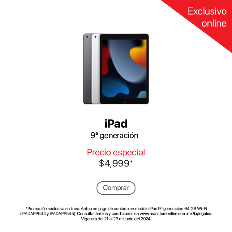 iPad 9 Promocion 1junio