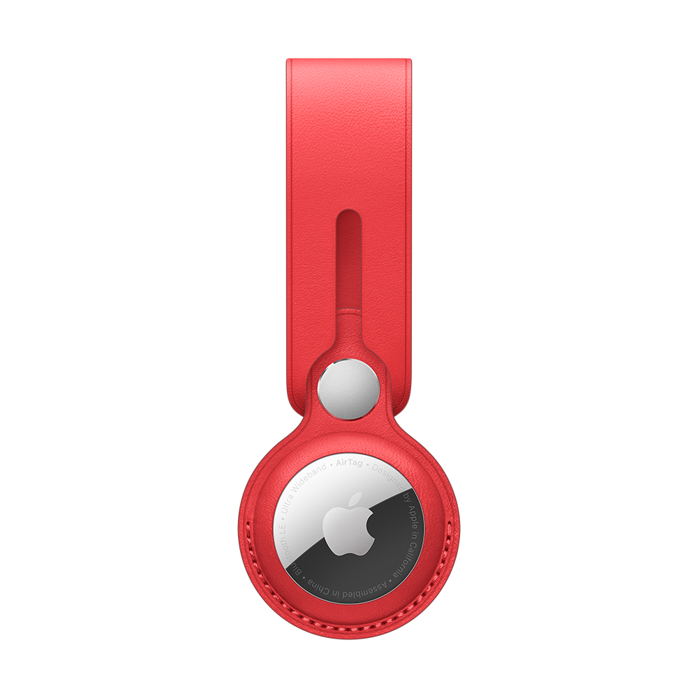 Oferta MacStore etiqueta airtag apple piel loop (product)red