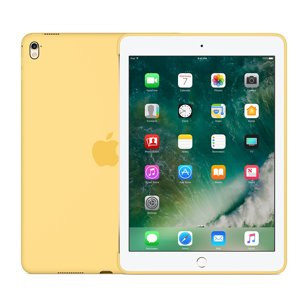 Oferta MacStore funda apple ipad pro 9.7" silicon amarillo