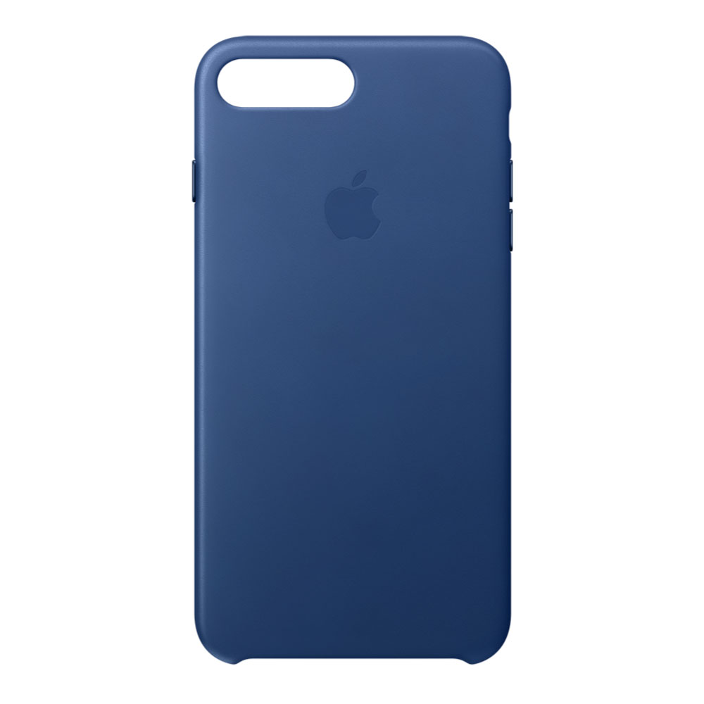 Oferta MacStore funda apple iphone 7-8 plus piel azul zafiro